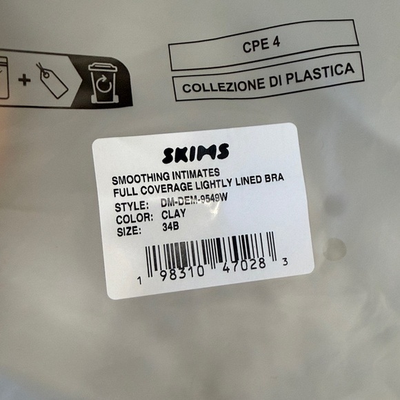 [Skims] NWT Smoothing Full Coverage Lightly Lined Bra - Picture 5 of 6